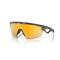 Oakley Sphaera Sunglasses (Lens Colour: Prizm 24k Polarized) Matte Carbon Grey - 1 Pair of Glasses with Hard Case